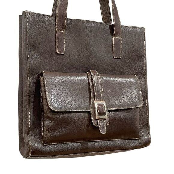 Joan & David Tote, Brown - Picture 1 of 15